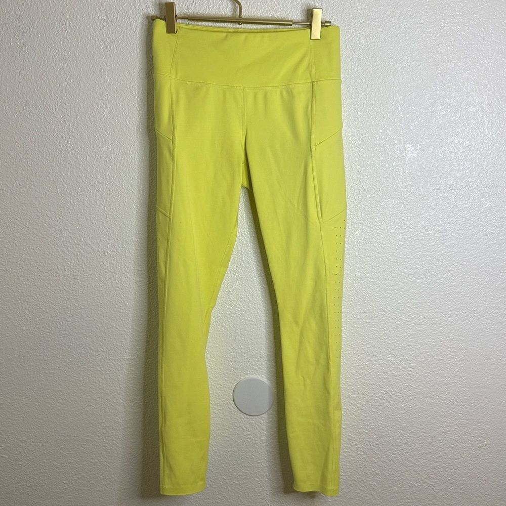 Athleta Lemon Yellow Activewear leggings- Size XS
